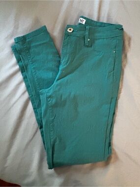 YMI Teal Skinny Jeans Size Large Stretch Denim Pants